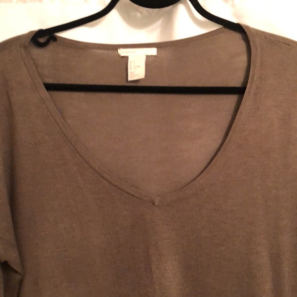 H&M light weight sweater, size Small. Olive colour. - Picture 3 of 5